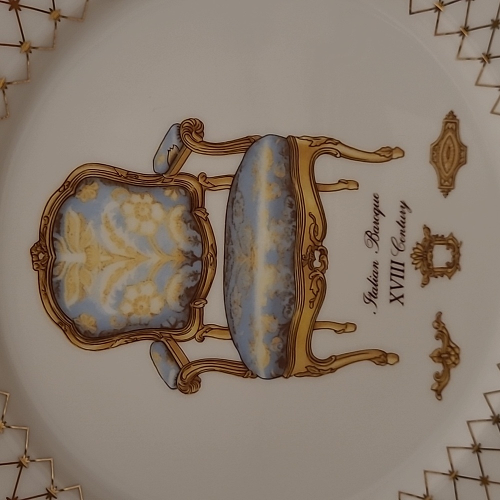 Set of 4 Limoges French Chairs Collection by EMAIL DE LIMOGES - Picture 3 of 16